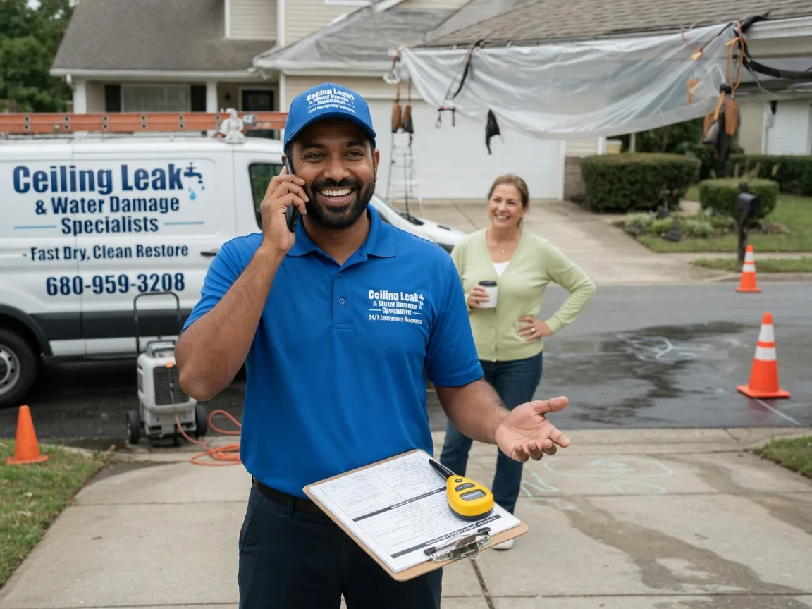 Ceiling Leak Cleanup Wadsworth, IL FAQs